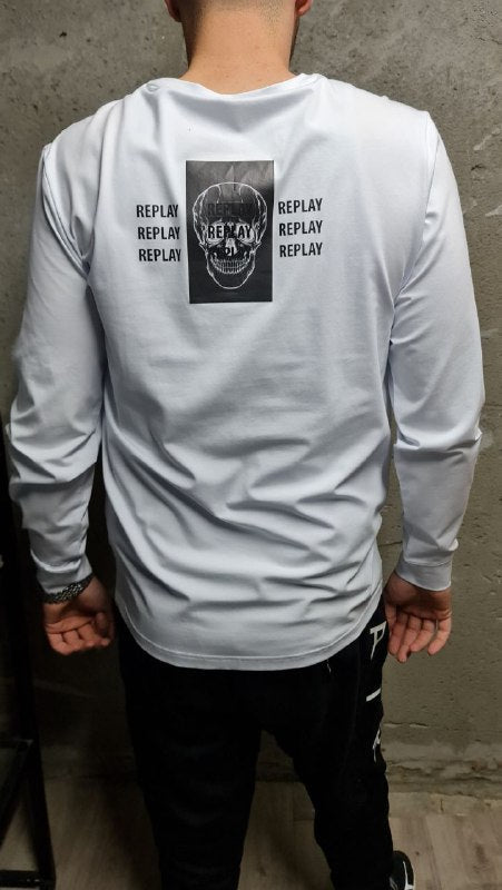 Replay Tshirt Collection ריפליי חולצה שרוול ארוך לגבר